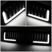 Load image into Gallery viewer, 94-02 Dodge Ram Vertical Fence Style LED DRL Grille - Matte Black