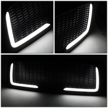 Load image into Gallery viewer, 02-05 Dodge Ram Honeycomb Mesh Grille w/ LED DRL Lights Matte Black