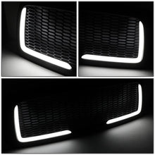 Load image into Gallery viewer, 02-05 Dodge Ram Honeycomb Mesh Grille w/ LED DRL Lights Matte Black