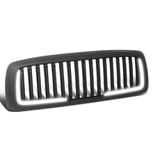 Load image into Gallery viewer, 02-05 Dodge Ram Vertical Fence Style LED DRL Grille - Matte Black