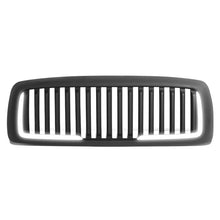 Load image into Gallery viewer, 02-05 Dodge Ram Vertical Fence Style LED DRL Grille - Matte Black