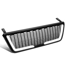 Load image into Gallery viewer, 04-08 Ford F-150 Honeycomb Mesh Grille with LED DRL Lights - Black