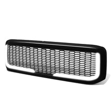 Load image into Gallery viewer, 99-04 Ford F-250 F-350 F-450 F-550 Honeycomb Mesh Grille w/ LED DRL
