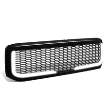 Load image into Gallery viewer, 99-04 Ford F-250 F-350 F-450 F-550 Honeycomb Mesh Grille w/ LED DRL