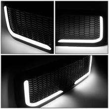 Load image into Gallery viewer, 99-04 Ford F-250 F-350 F-450 F-550 Honeycomb Mesh Grille w/ LED DRL