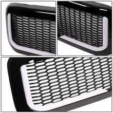 Load image into Gallery viewer, 99-04 Ford F-250 F-350 F-450 F-550 Honeycomb Mesh Grille w/ LED DRL
