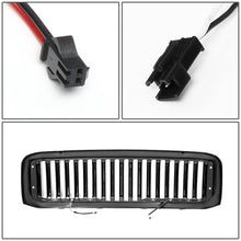 Load image into Gallery viewer, 99-04 Ford F-250 F-350 F-450 F-550 Vertical Fence Style LED DRL Grille