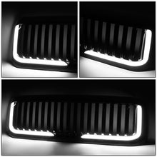 Load image into Gallery viewer, 99-04 Ford F-250 F-350 F-450 F-550 Vertical Fence Style LED DRL Grille