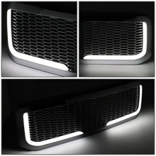 Load image into Gallery viewer, 99-04 Ford F-250/F-350/F-450/F-550 Honeycomb Mesh Grille w/ LED DRL