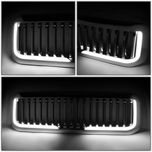 Load image into Gallery viewer, 99-04 Ford F-250 F-350 F-450 F-550 Vertical Fence Style LED DRL Grille