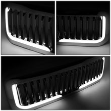 Load image into Gallery viewer, 99-04 Ford F-250 F-350 F-450 F-550 Vertical Fence Style LED DRL Grille