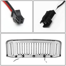 Load image into Gallery viewer, 05-07 Ford F-250 F-350 F-450 F-550 Vertical Fence LED DRL Grille Chrome