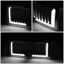 Load image into Gallery viewer, 05-07 Ford F-250 F-350 F-450 F-550 Vertical Fence LED DRL Grille Chrome