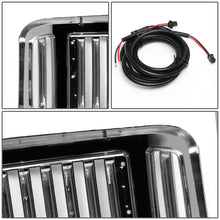 Load image into Gallery viewer, 05-07 Ford F-250 F-350 F-450 F-550 Vertical Fence LED DRL Grille Chrome