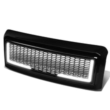 Load image into Gallery viewer, 08-10 Ford F-250 F-350 F-450 F-550 Honeycomb Mesh Grille w/ LED DRL
