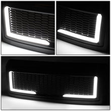 Load image into Gallery viewer, 08-10 Ford F-250 F-350 F-450 F-550 Honeycomb Mesh Grille w/ LED DRL