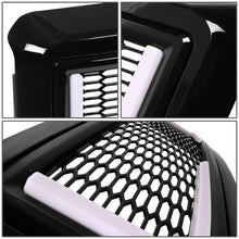 Load image into Gallery viewer, 08-10 Ford F-250 F-350 F-450 F-550 Honeycomb Mesh Grille w/ LED DRL