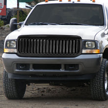 Load image into Gallery viewer, 99-04 Ford F-250 F-350 F-450 F-550 Vertical Fence Style Grille - Black