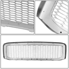 Load image into Gallery viewer, 99-04 Ford F-250 F-350 F-450 F-550 Honeycomb Mesh Chrome Grille