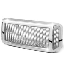 Load image into Gallery viewer, 2005-2007 Ford F-250/F-350/F-450/F-550 Honeycomb Mesh Chrome Grille