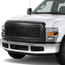 Load image into Gallery viewer, 08-10 Ford F-250 F-350 F-450 F-550 Honeycomb Mesh Grille - Matte Black