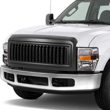 Load image into Gallery viewer, 2008-2010 Ford F-250 F-350 F-450 F-550 Vertical Fence Grille Matte Black