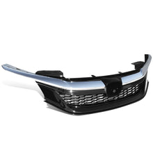 Load image into Gallery viewer, 16-17 Honda Accord Honeycomb Style Front Grille Black Chrome