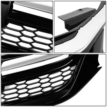 Load image into Gallery viewer, 16-17 Honda Accord Honeycomb Style Front Grille Black Chrome