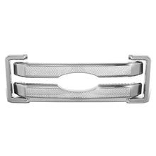 Load image into Gallery viewer, 2011-2016 Ford F-250 F-350 Diamond Mesh Grille Overlay - Chrome