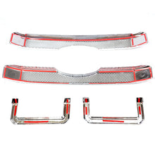 Load image into Gallery viewer, 2011-2016 Ford F-250 F-350 Diamond Mesh Grille Overlay - Chrome