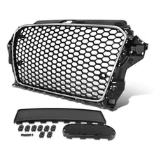 Load image into Gallery viewer, 2014-2016 Audi A3 RS4 Style Grille Chrome Bezel Gloss Black