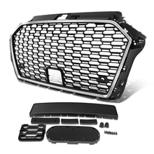 Load image into Gallery viewer, 2017-2020 Audi A3 RS4 Style Front Grille w/ Sensor Holes
