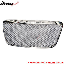 Load image into Gallery viewer, 2011-2014 Chrysler 300 300C B Style Chrome Front Mesh Grille ABS