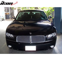 Load image into Gallery viewer, 2006-2010 Dodge Charger Chrome Mesh Front Bumper Hood Grille Grill ABS