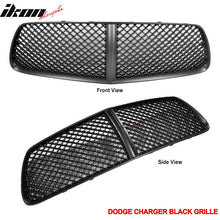 Load image into Gallery viewer, Fits 11-14 Dodge Charger Front Upper / Bottom Black Mesh Hood Grille
