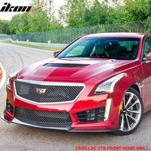Load image into Gallery viewer, 2014-2019 Cadillac CTS Sedan B Style Chrome Front Hood Grille ABS