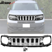 Load image into Gallery viewer, 2021-2025 Ford Bronco Sport Grille Upper Guard Chrome Black Mesh Grill