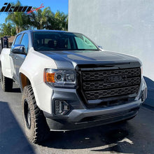Load image into Gallery viewer, 2021-2022 GMC Canyon Denali Style Gloss Black Front Bumper Hood Grille