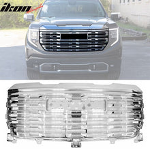 Load image into Gallery viewer, 2022-2024 GMC Sierra 1500 Chrome Denali Style Front Hood Grille Grill