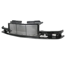 Load image into Gallery viewer, 1998-2005 Chevy S10 Blazer Billet Black Front Bumper Hood Grille ABS
