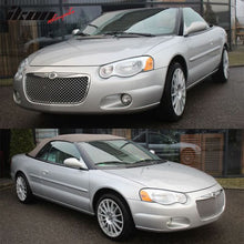 Load image into Gallery viewer, 2004-2006 Chrysler Sebring Mesh Chrome Front Bumper Hood Grille ABS