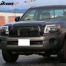 Load image into Gallery viewer, 2005-2011 Toyota Tacoma Horizontal Style Black Front Hood Grille ABS
