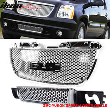 Load image into Gallery viewer, 2007-2014 GMC Yukon Chrome Round Hole Mesh Style Upper + Lower  Grille