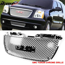 Load image into Gallery viewer, 2007-2014 GMC Yukon Chrome Round Hole Mesh Style Upper + Lower  Grille