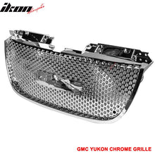 Load image into Gallery viewer, 2007-2014 GMC Yukon Chrome Round Hole Mesh Style Upper + Lower  Grille