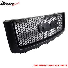 Load image into Gallery viewer, 2007-2013 GMC Sierra 1500 2500 Light Duty Black Mesh Front Grille ABS