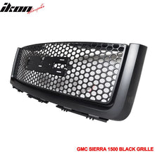 Load image into Gallery viewer, 2007-2013 GMC Sierra 1500 2500 Light Duty Black Mesh Front Grille ABS