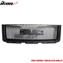 Load image into Gallery viewer, 2007-2013 GMC Sierra 1500 2500 Light Duty Black Mesh Front Hood Grille