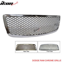 Load image into Gallery viewer, 2009-2011 Dodge Ram Hood Grille Z Mesh Style ABS Chrome Plated Mesh