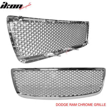 Load image into Gallery viewer, 2009-2011 Dodge Ram Hood Grille Z Mesh Style ABS Chrome Plated Mesh